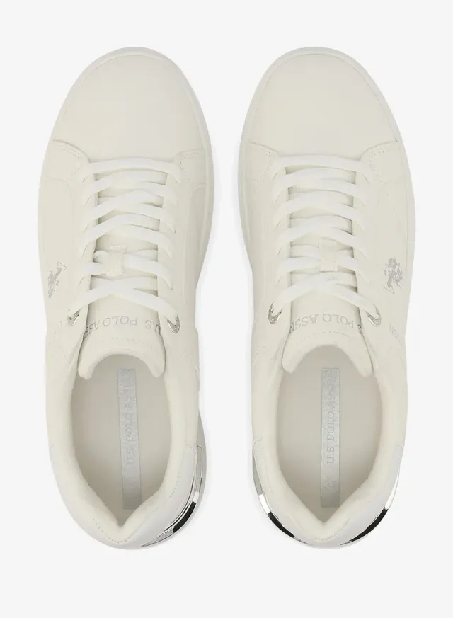 U.S. Polo Assn. Alson Women's Low Top Sneaker White – image 5