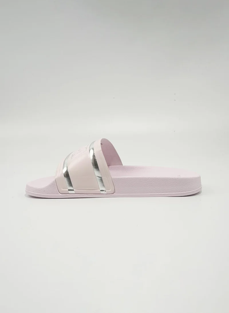 صندل U.S. Polo Assn. نسائي سهل الارتداء بتصميم سلايد بلون باودر
