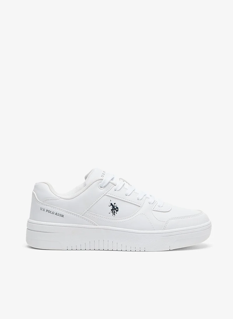 Women's Casual Low-Top Sneakers Contrast White Sole Black