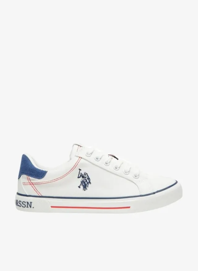 Women's Casual Lightweight Canvas Lace-Up Sneakers Beige