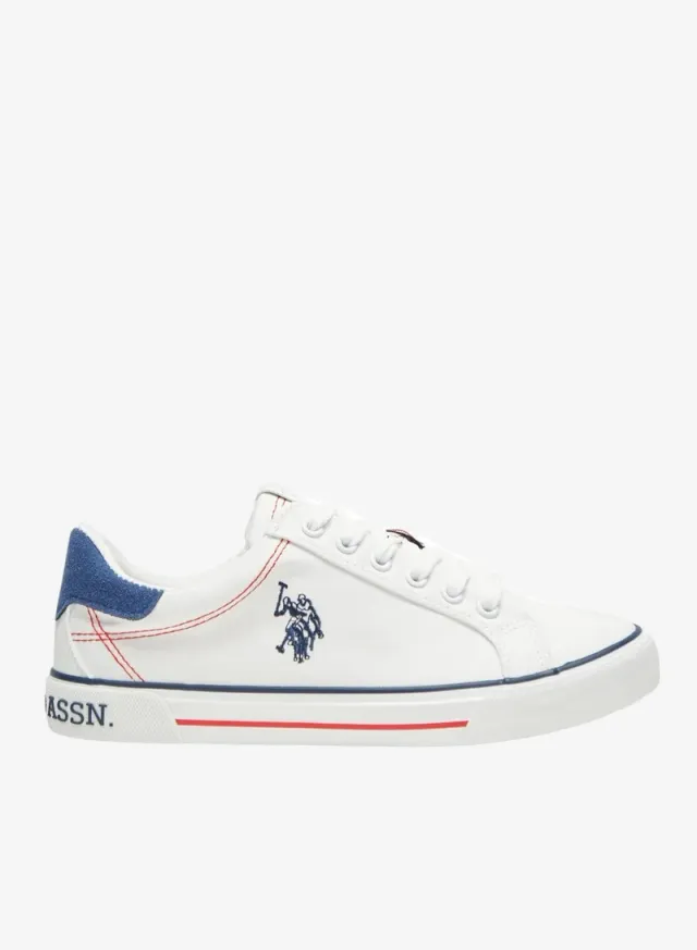 Women's Casual Lightweight Canvas Lace-Up Sneakers Beige – image 2