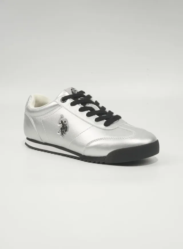 Platinum Low Heel Lace-Up Casual Sneakers for Women – image 2