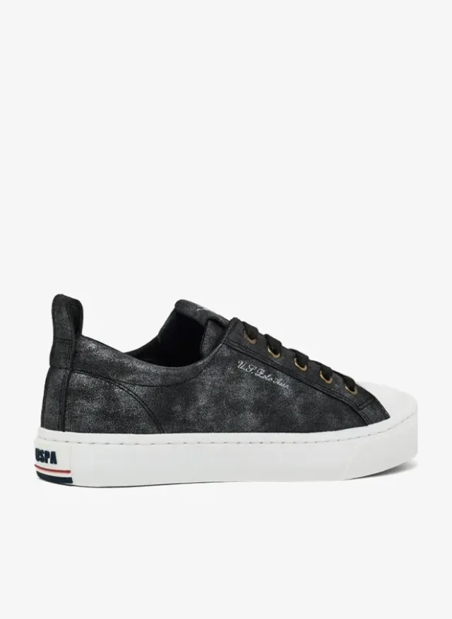Women's Lightweight Casual Low-Top Sneakers Black