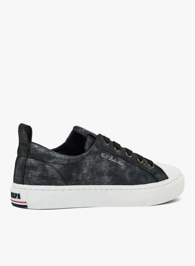 Women's Lightweight Casual Low-Top Sneakers Black – image 3