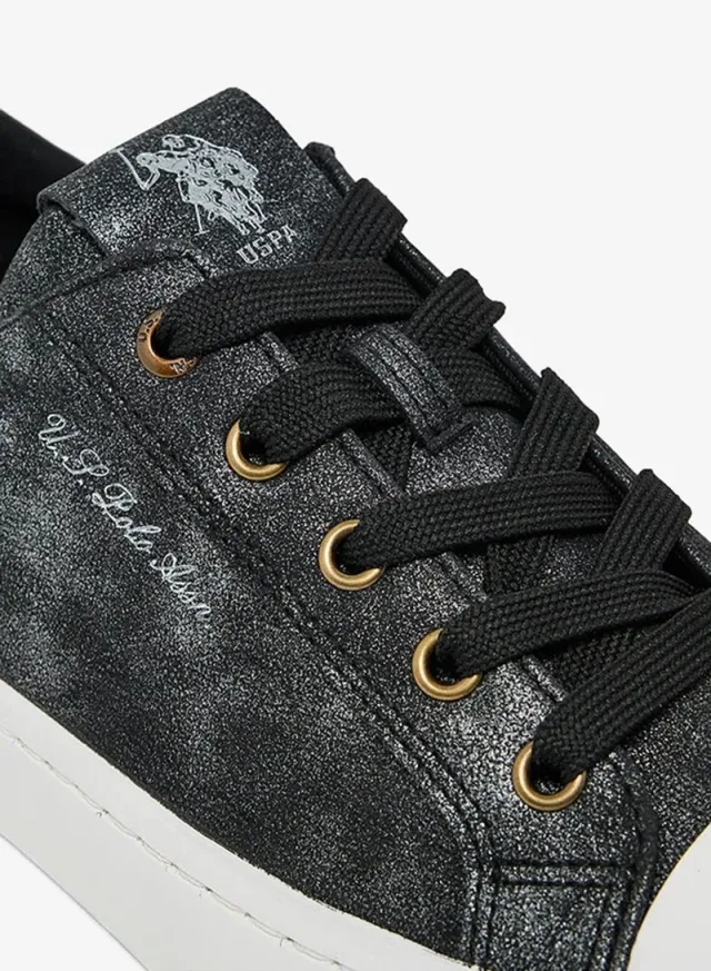 Women's Lightweight Casual Low-Top Sneakers Black – image 5
