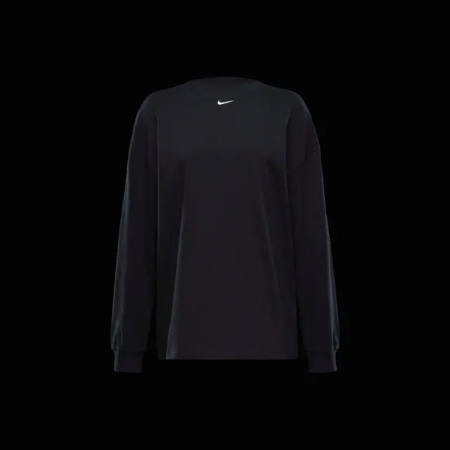 Nike Essential Collection Women's Black Crew Neck Long Sleeve Top – image 4