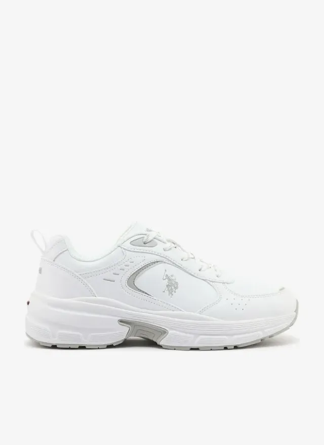 حذاء سنيكرز سميك نسائي U.S. Polo Assn. ROX GLB 6FX بيج