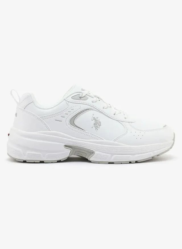 حذاء سنيكرز سميك نسائي U.S. Polo Assn. ROX GLB 6FX بيج – صورة 2