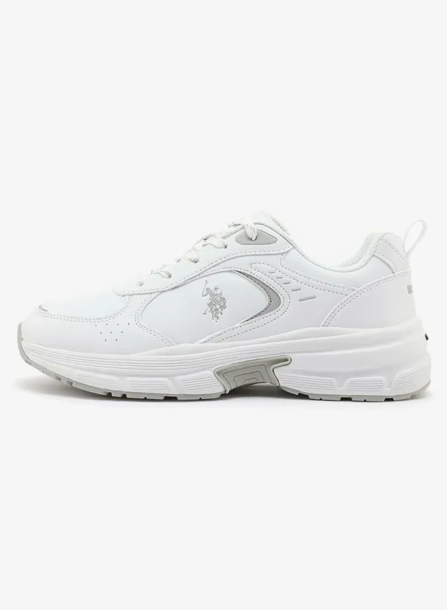 حذاء سنيكرز سميك نسائي U.S. Polo Assn. ROX GLB 6FX بيج – صورة 3