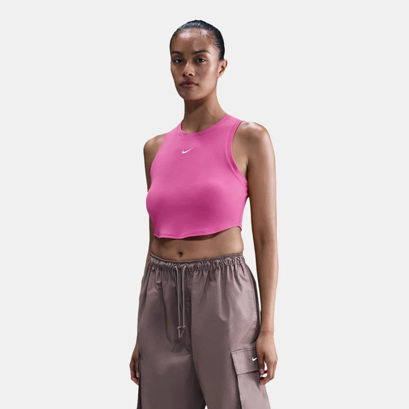 Women's Chill Tight Cropped Mini-Rib Tank