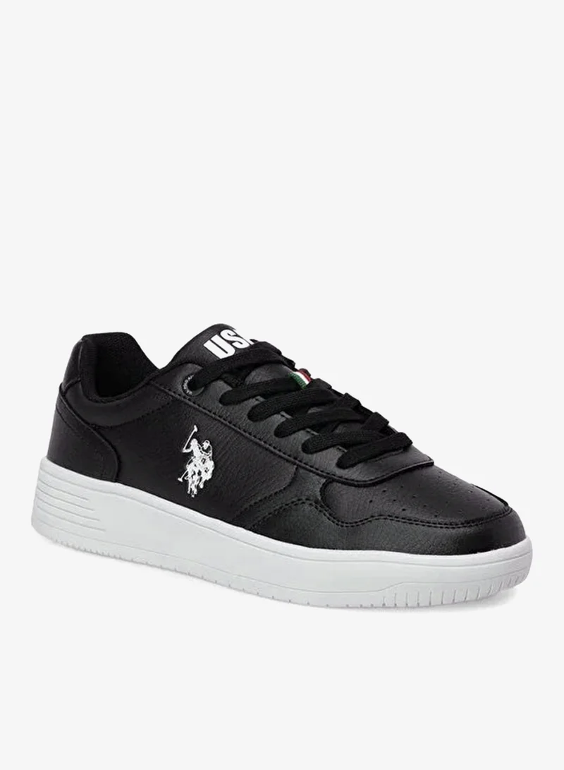 حذاء سنيكرز كاجوال بلاتفورم نسائي U.S. Polo Assn. أسود