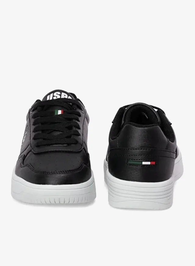 حذاء سنيكرز كاجوال بلاتفورم نسائي U.S. Polo Assn. أسود – صورة 4