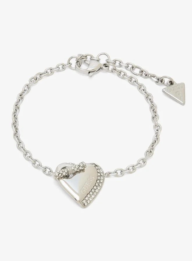 T-Bar Heart Chain Bracelet