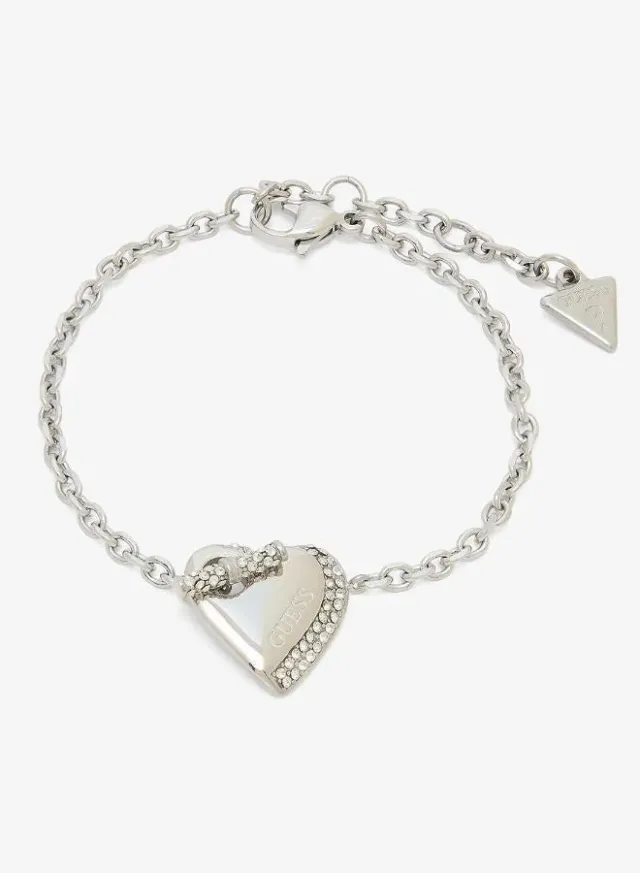 T-Bar Heart Chain Bracelet