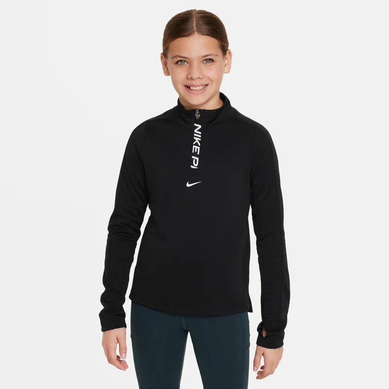 Girls' Pro Dri-FIT 1/2-Zip Top