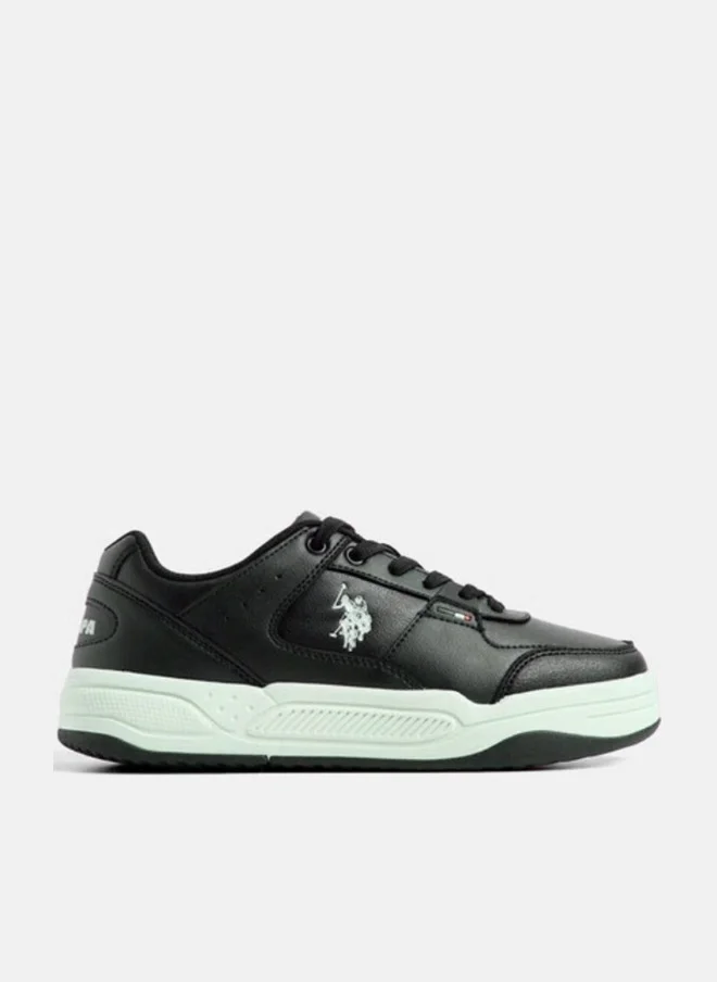 U.S. Polo Assn. Women's PHILI GLB 5PR Lightweight Cushioned Sneakers Black Multi-Tone