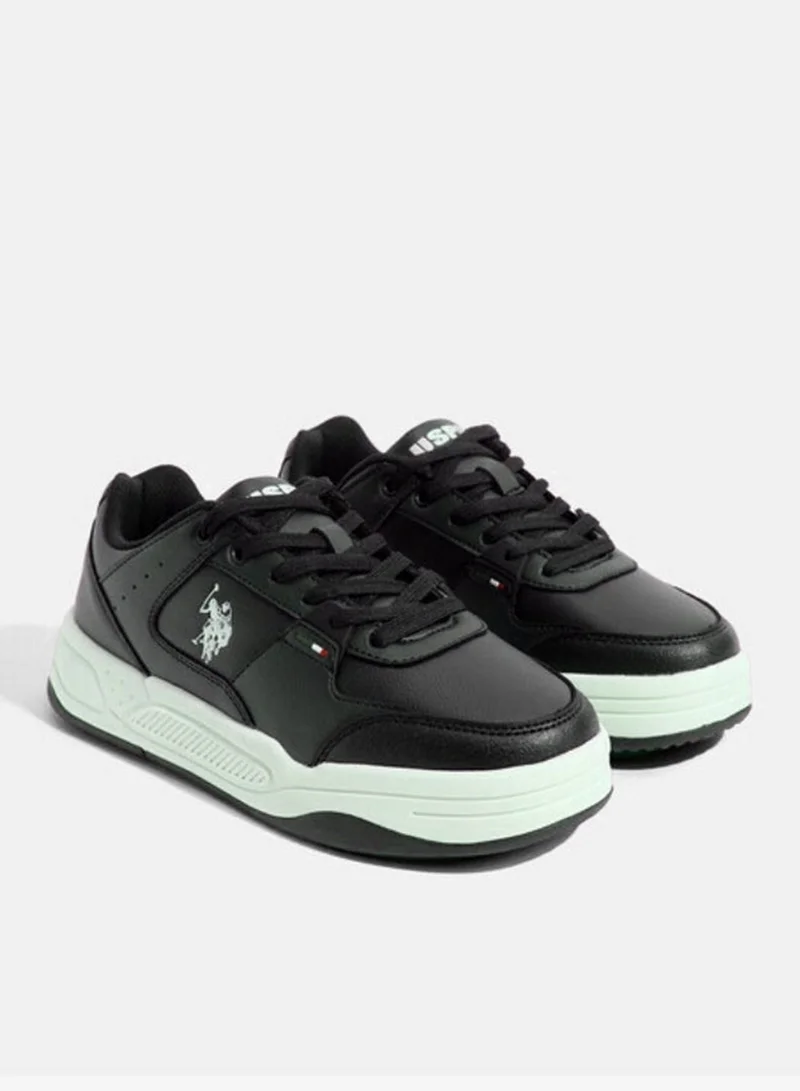 حذاء سنيكرز مبطن خفيف الوزن نسائي U.S. Polo Assn. PHILI GLB 5PR أسود متعدد الألوان