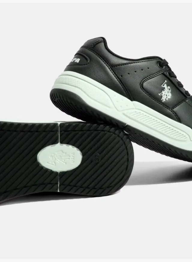 U.S. Polo Assn. Women's PHILI GLB 5PR Lightweight Cushioned Sneakers Black Multi-Tone – image 4
