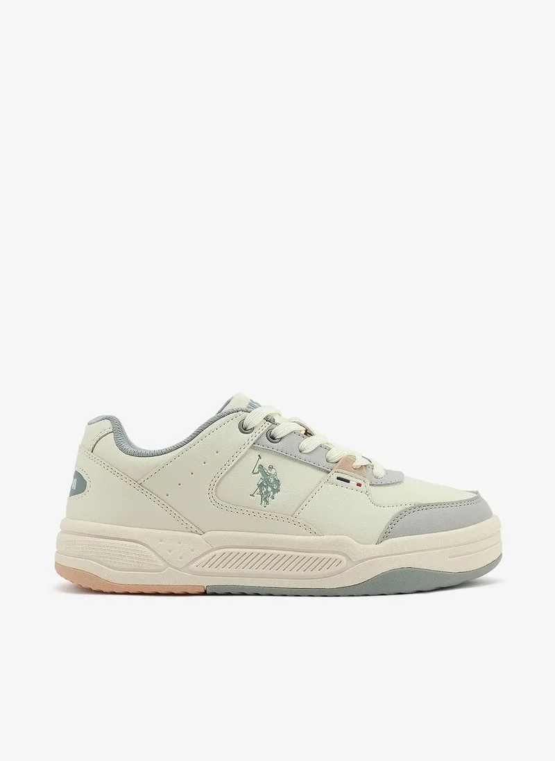 حذاء سنيكرز مبطن خفيف الوزن نسائي U.S. Polo Assn. PHILI GLB 5PR أسود متعدد الألوان