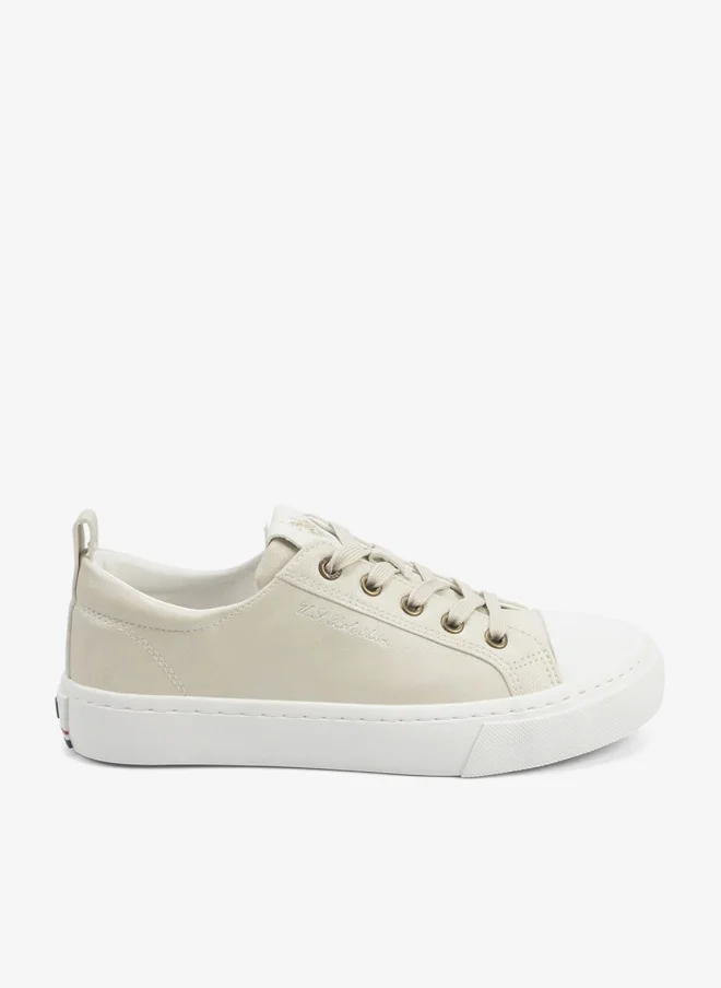 Women's Lightweight Casual Low-Top Sneakers Beige