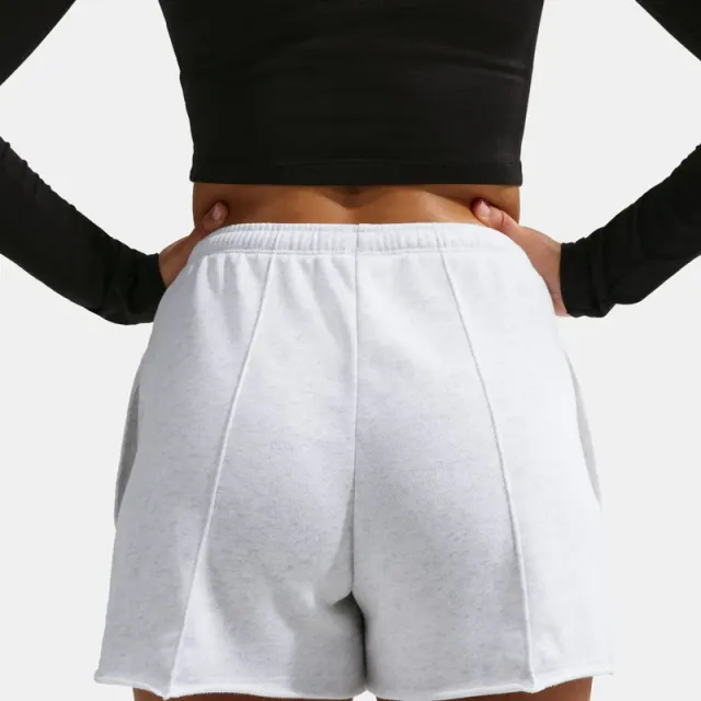 Women's Mid-Rise French Terry Shorts with Adjustable Drawcord and Side Pockets – image 7