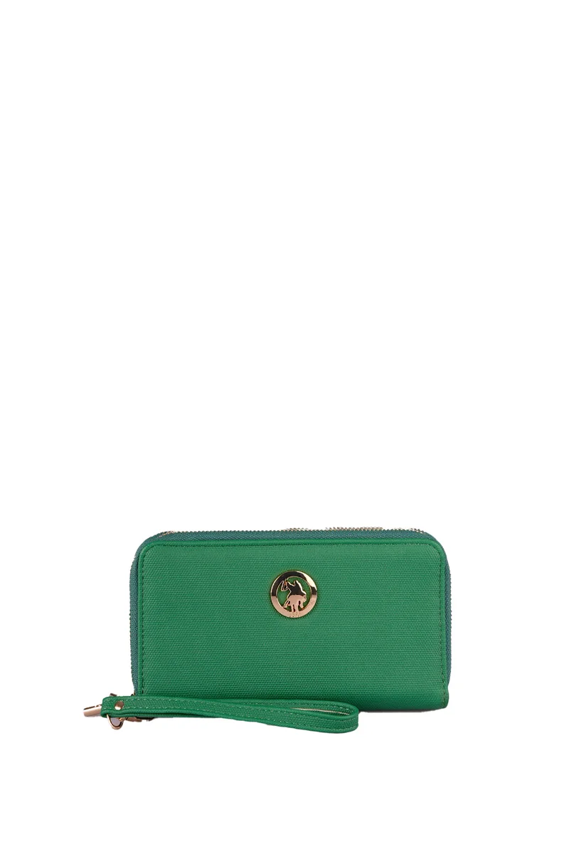 U.S. Polo Assn. Women's Leather Slim Wallet with Card Holder