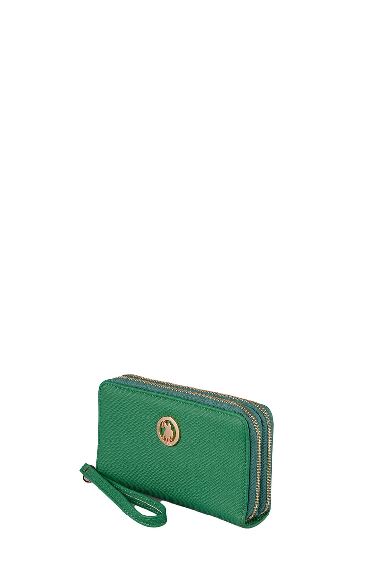 U.S. Polo Assn. Women's Leather Slim Wallet with Card Holder
