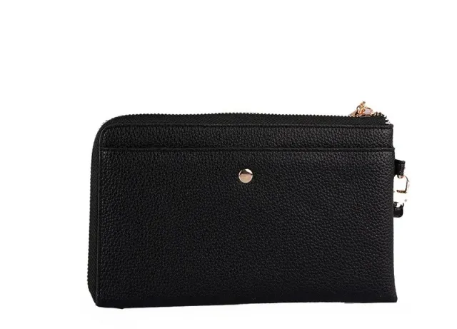U.S. Polo Assn. Women's Leather Long Slim Wallet Card Holder Magnetic Zip Closure – image 3