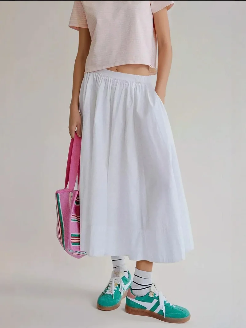 Maxi A-Line Skirt
