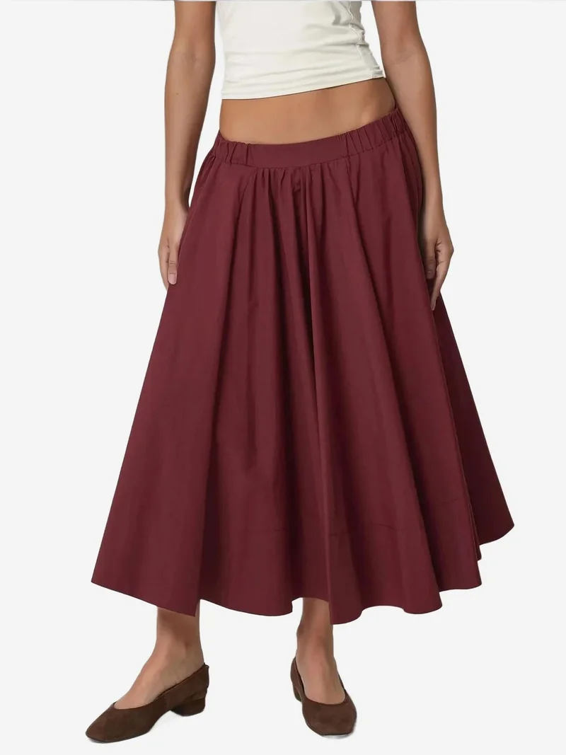 Maxi A-Line Skirt