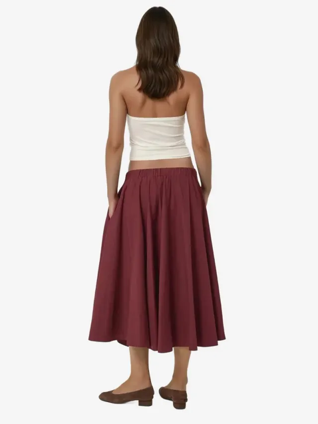 Maxi A-Line Skirt – image 6