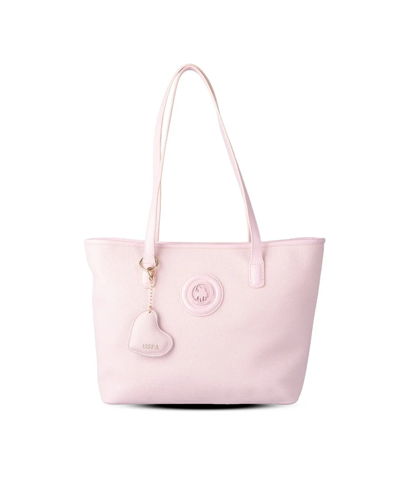 U.S. Polo Assn. Women's Leather Large Capacity Shoulder Tote Bag