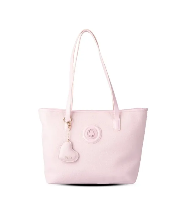 U.S. Polo Assn. Women's Leather Large Capacity Shoulder Tote Bag