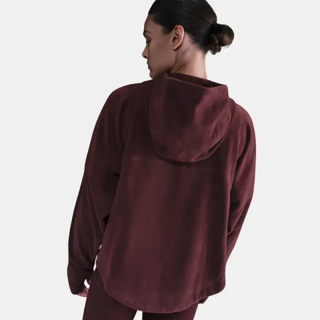 Women's Full-Zip Hooded Training Top with Thumbholes and Pockets – image 5