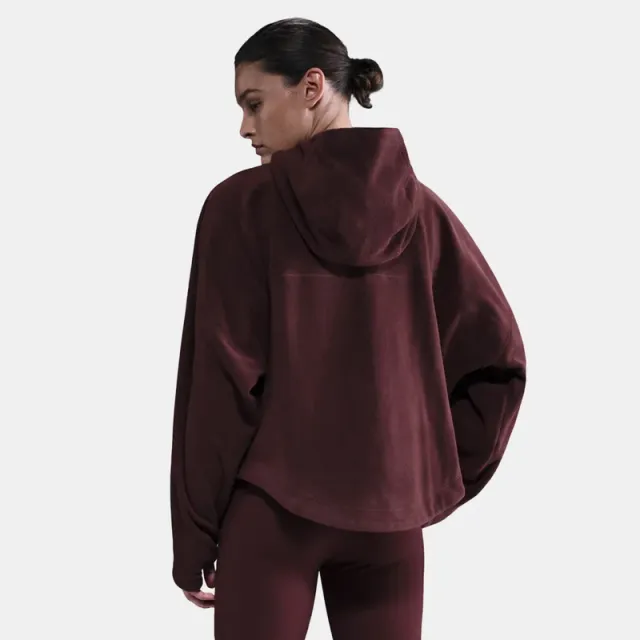 Women's Full-Zip Hooded Training Top with Thumbholes and Pockets – image 7