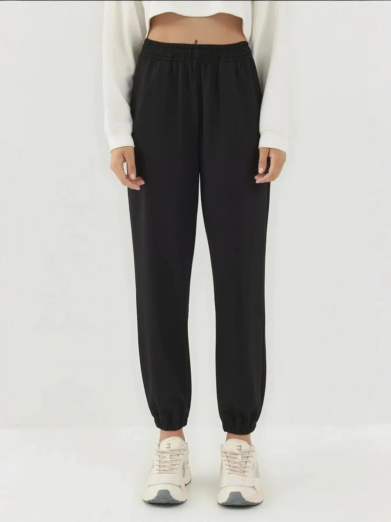 Elastic Waist Modal Jogger Pants