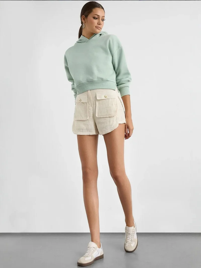 Shorts with Patch Pockets