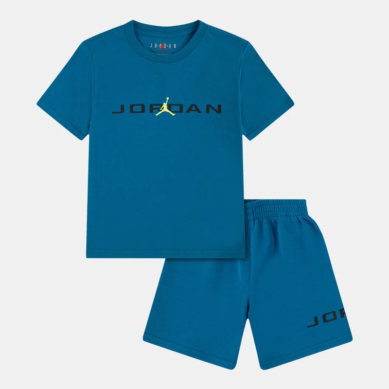 Kids Stretch Fleece Tee & Shorts Set