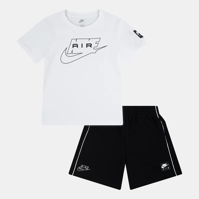 Kids Air Fleece T-Shirt & Shorts Set