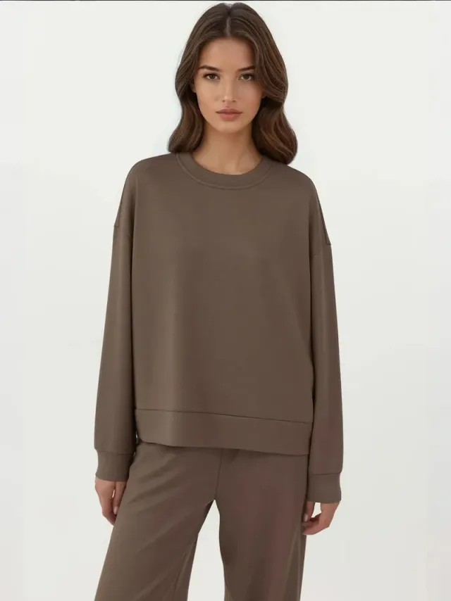 Modal Touch Basic Sweatshirt