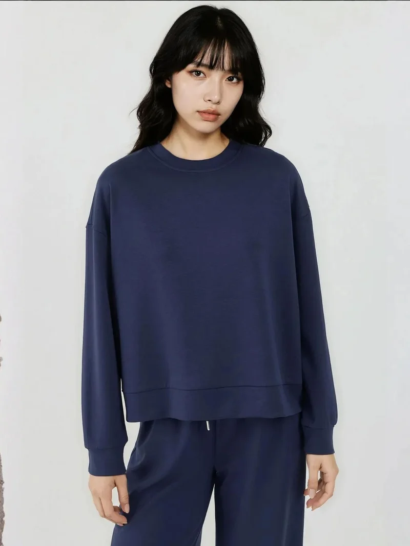 Modal Touch Basic Sweatshirt