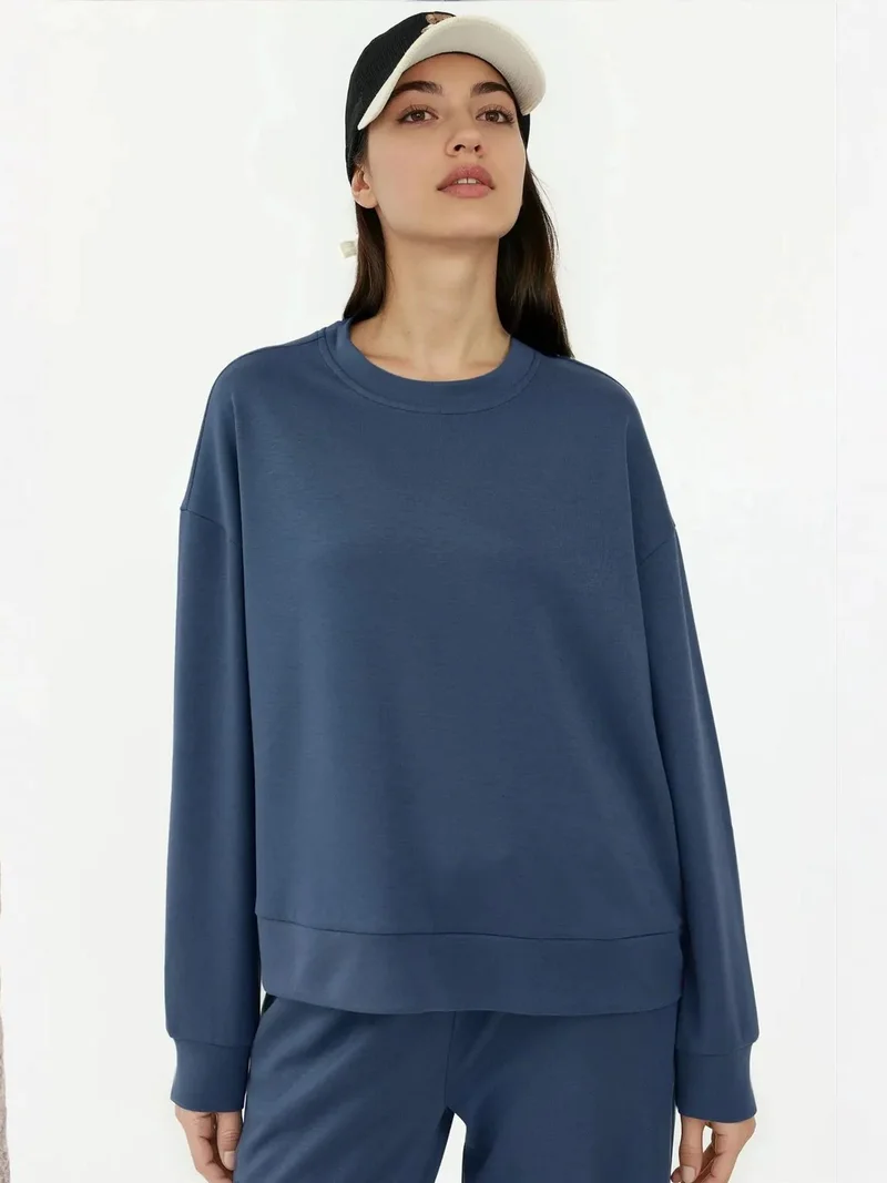 Modal Touch Basic Sweatshirt