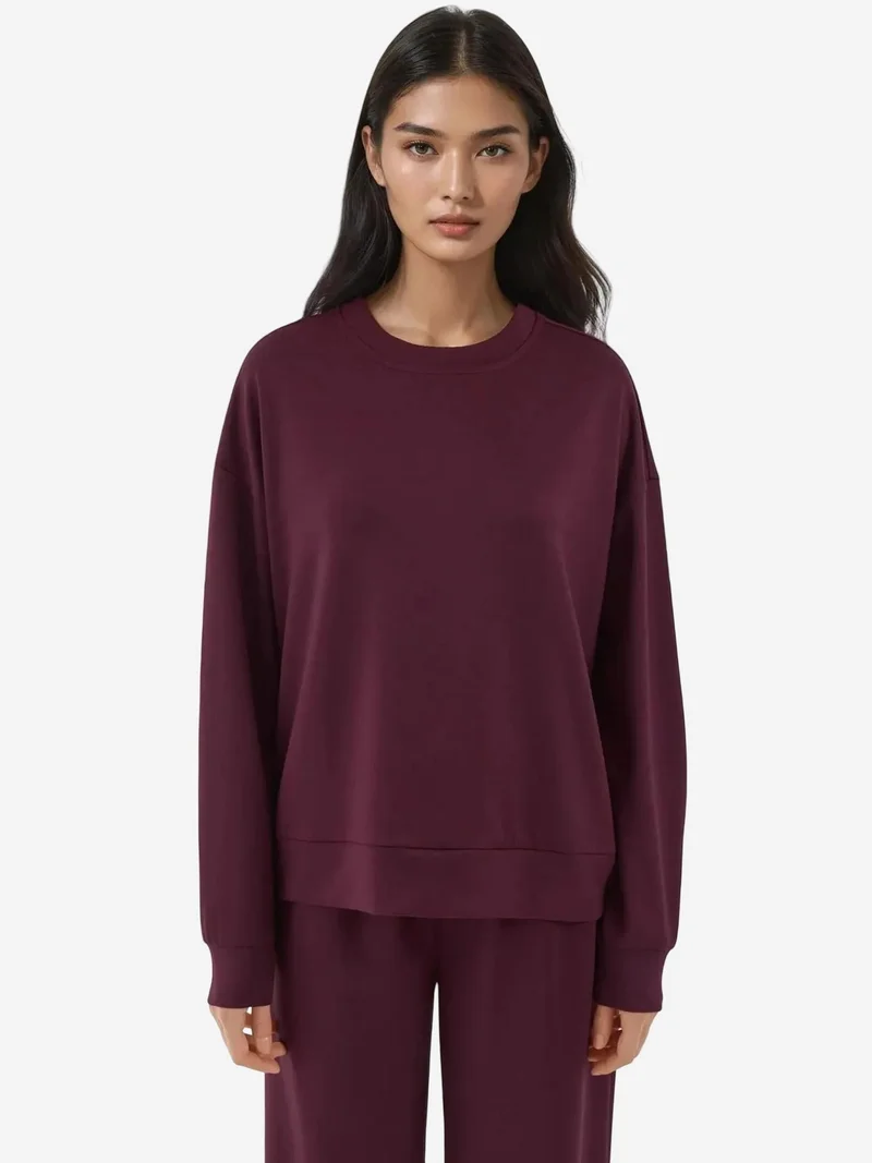Modal Touch Basic Sweatshirt