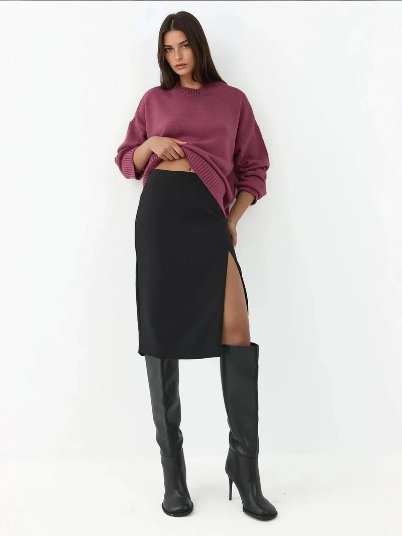 Crew Neck Cozy Sweater
