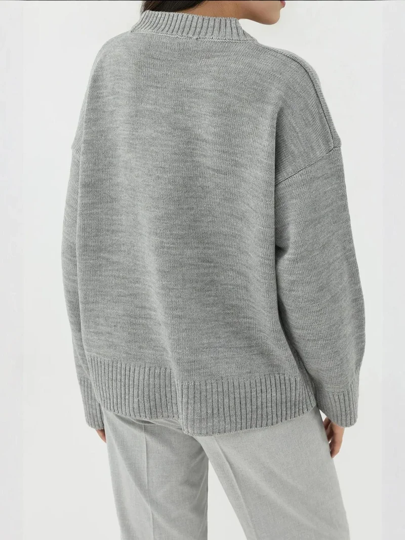 Crew Neck Cozy Sweater
