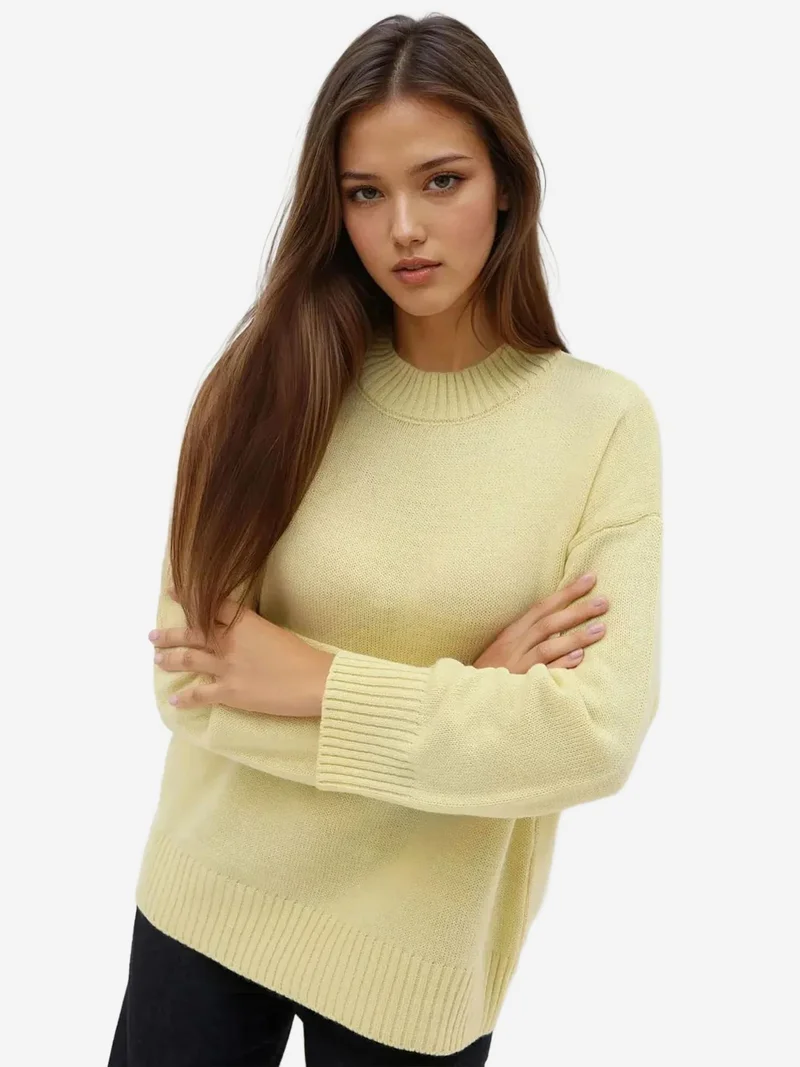 Crew Neck Cozy Sweater