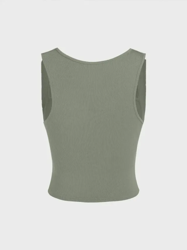 Ruched Square-Neck Blouse – image 3