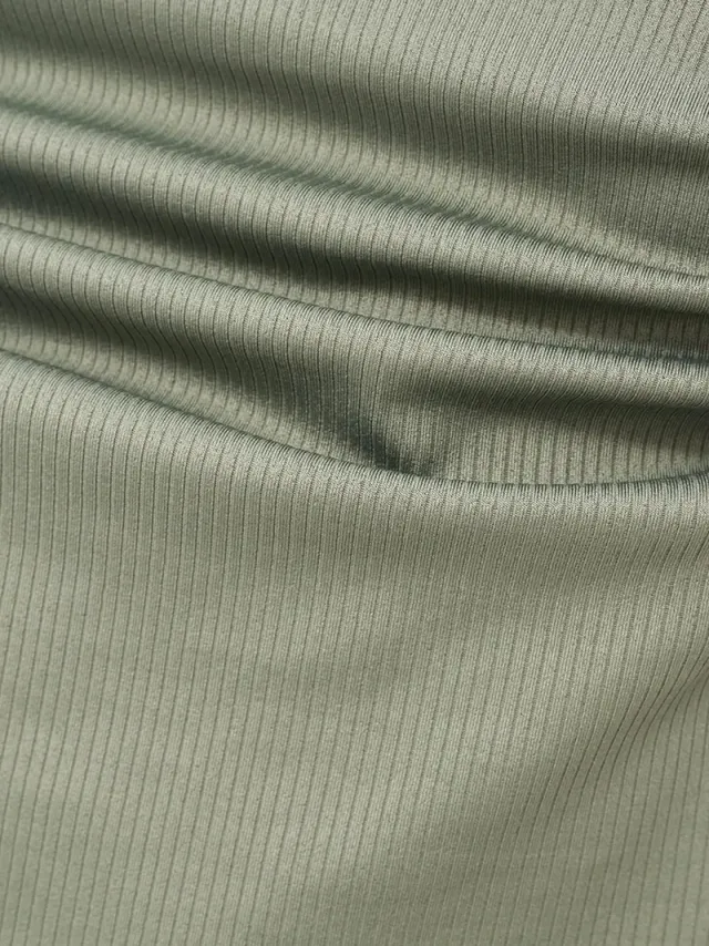 Ruched Square-Neck Blouse – image 5