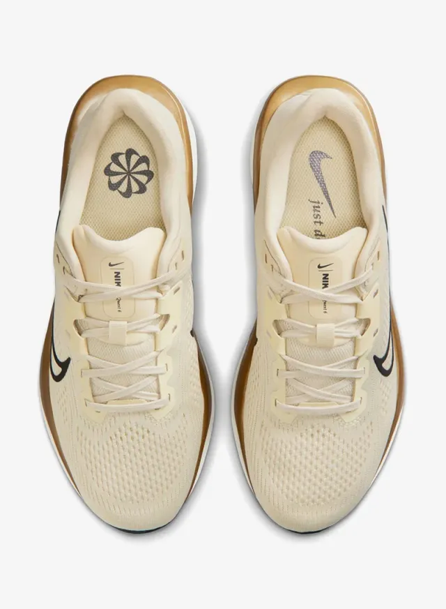 Nike Quest 6 Running Shoes - LT Khaki, Off Noir, Sail, Metallic Gold – image 5