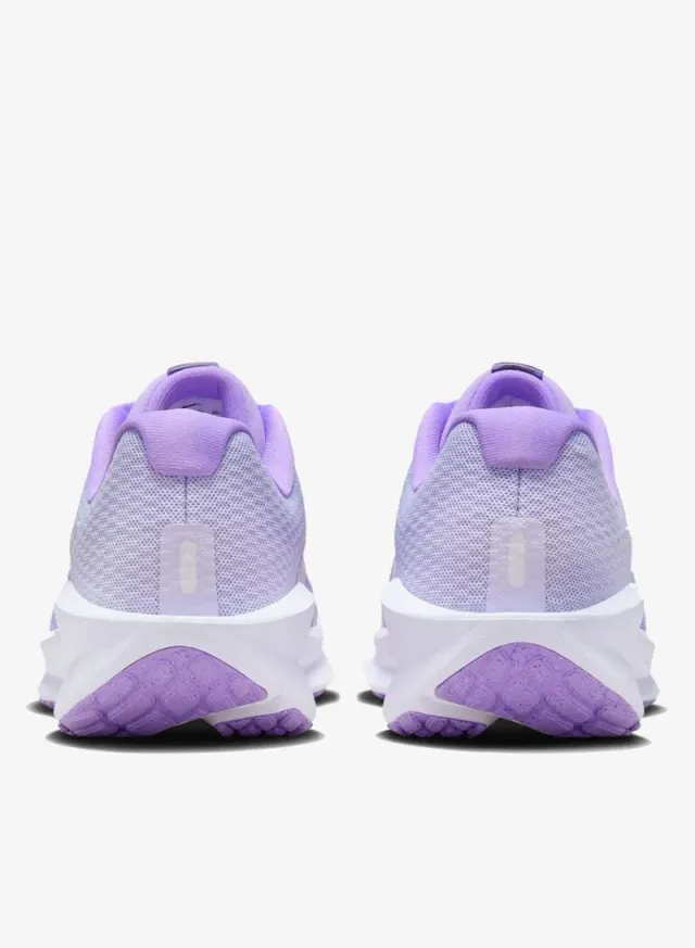 Women's Running Shoes - Barely Grape/White-Lilac - Lace-Up - Cushioned Sole – image 4